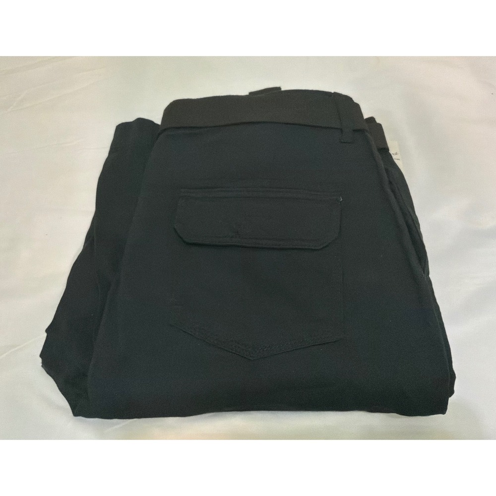 Blu Rock Mens Cargo Shorts‎ Black with Belt Size 36 New NWT
